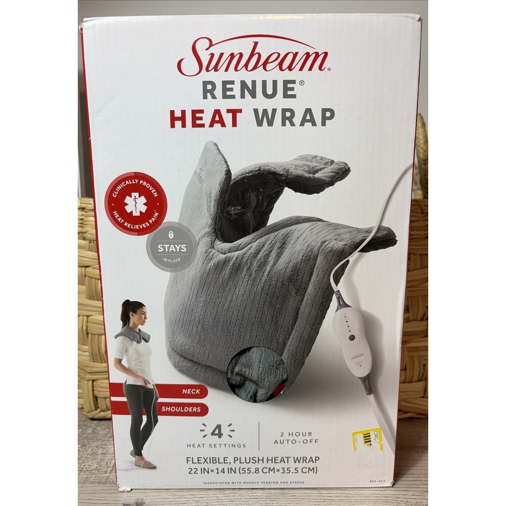 Sunbeam Renue Heat Wrap Gray